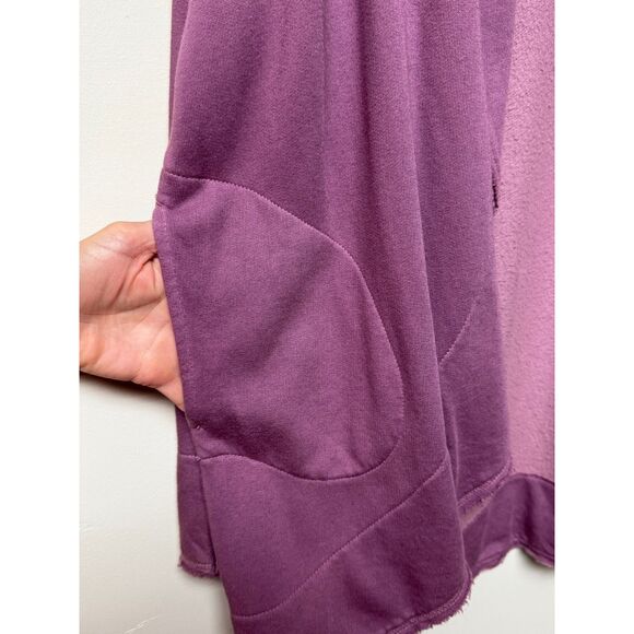 BRYN WALKER Organic Cotton/Bamboo Open Front Wrap Coat Cardigan, Sz XL - Picture 3 of 10